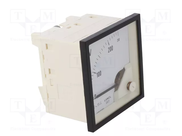 LUMEL Voltímetro Analógico para Panel EA17N 0-250V True RMS LUMEL Voltímetro Analógico para Panel EA17N 0-250V True RMS