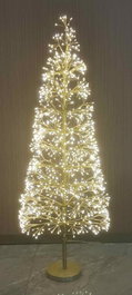 DKD Home Decor Árbol de Navidad 40 x 120 x 40 cm Dorado