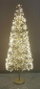 DKD Home Decor Árbol de Navidad LED Dorado 120cm con 1000 Luces Cálidas