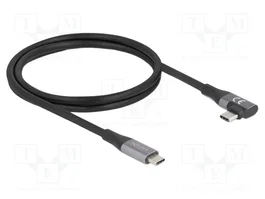 DeLOCK Cable USB-C 40 Gbps 240 W Angular 1 m