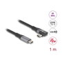 DeLOCK Cable USB C a USB C 40 Gbps 240 W Angular 1 m