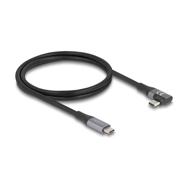 DeLOCK Cable USB-C 40 Gbps 240 W Angular 1 m DeLOCK Cable USB-C 40 Gbps 240 W Angular 1 m