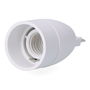 F-Line Convertidor Casquillo G9 a E14, 2a 230V, Blanco, Ø30 x 57 mm