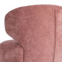 Sillón Giratorio Rosa Tejido-Madera 73 X 68 X 74 cm