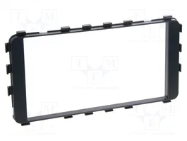 ACV Bastidor de montaje de radio para Toyota Yaris (XP9) 2006-2011, 2 DIN, negro