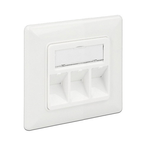 DeLOCK 86194 Keystone Anschlussdose 3 Port kompakt RJ-45 DeLOCK 86194 Keystone Anschlussdose 3 Port kompakt RJ-45