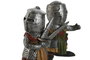 DKD Home Decor Figura de Resina Templario Surtido de 2 Unidades