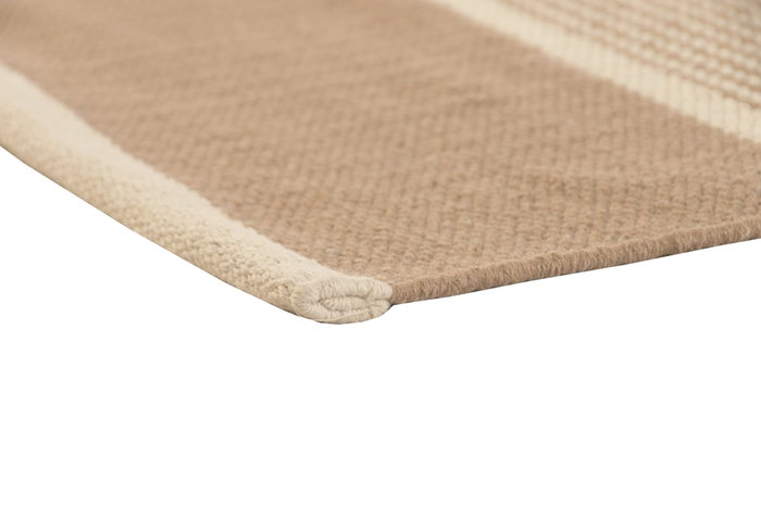 DKD Home Decor Alfombra de Algodón y Yute de 160x230 cm con Rayas