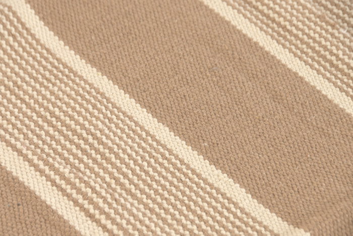 DKD Home Decor Alfombra de Algodón y Yute de 160x230 cm con Rayas