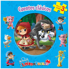 PHIDAL EDITIONS, Cuentos Clásicos (Libro+3 puzles)