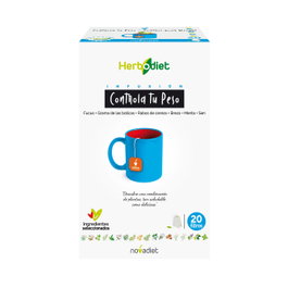 NOVADIET Herbodiet Controla Tu Peso 20 filtros