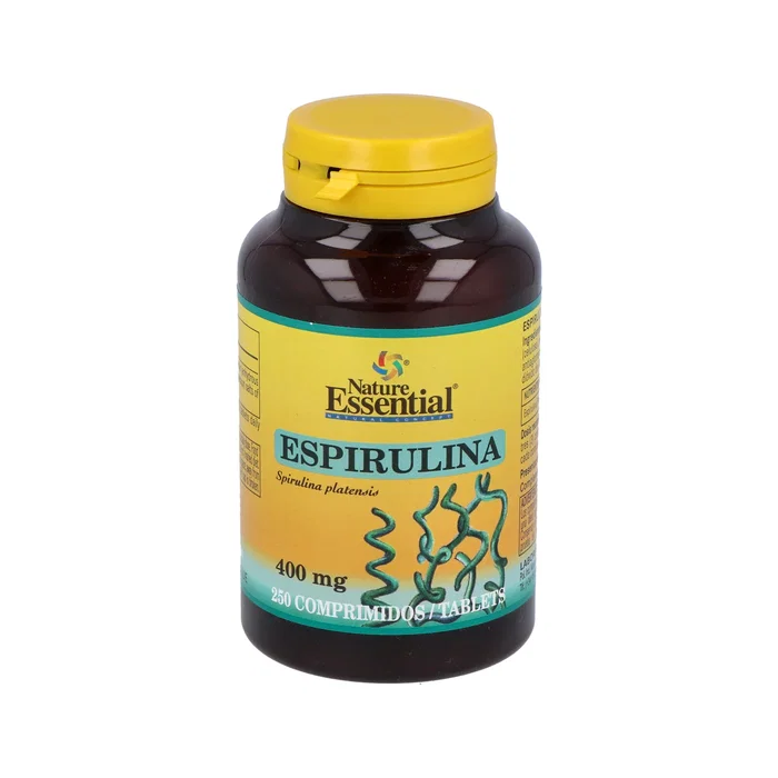 NATURE ESSENTIAL Espirulina 400 mg, 250 comprimidos NATURE ESSENTIAL Espirulina 400 mg, 250 comprimidos