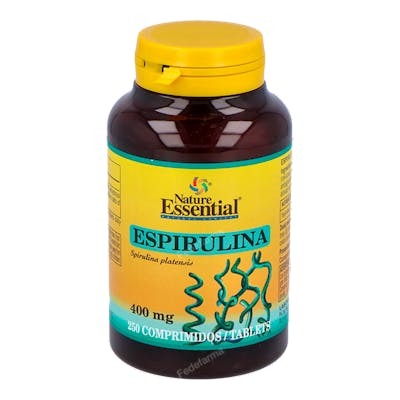 Nature Essential Espirulina 400 mg, 250 comprimidos Nature Essential Espirulina 400 mg, 250 comprimidos