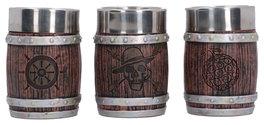 Nemesis Now Juego de Vasos de Chupito One Piece Barrel