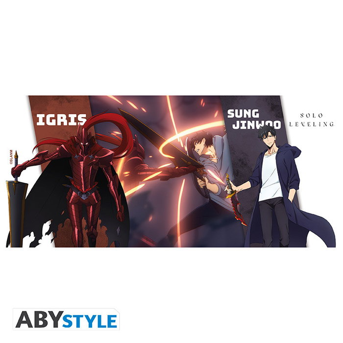 ABYstyle Taza Solo Leveling Jinwoo & Igris Oficial - Taza de Cerámica 460 ml