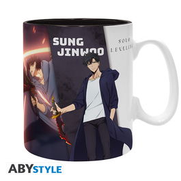 ABYstyle Taza Solo Leveling Jinwoo & Igris Oficial - Taza de Cerámica 460 ml
