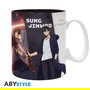 ABYstyle Taza Solo Leveling Jinwoo & Igris Oficial - Taza de Cerámica 460 ml