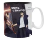 Abystyle Taza Solo Leveling Jinwoo & Igris 460ml cerámica apta microondas y lavavajillas para fans