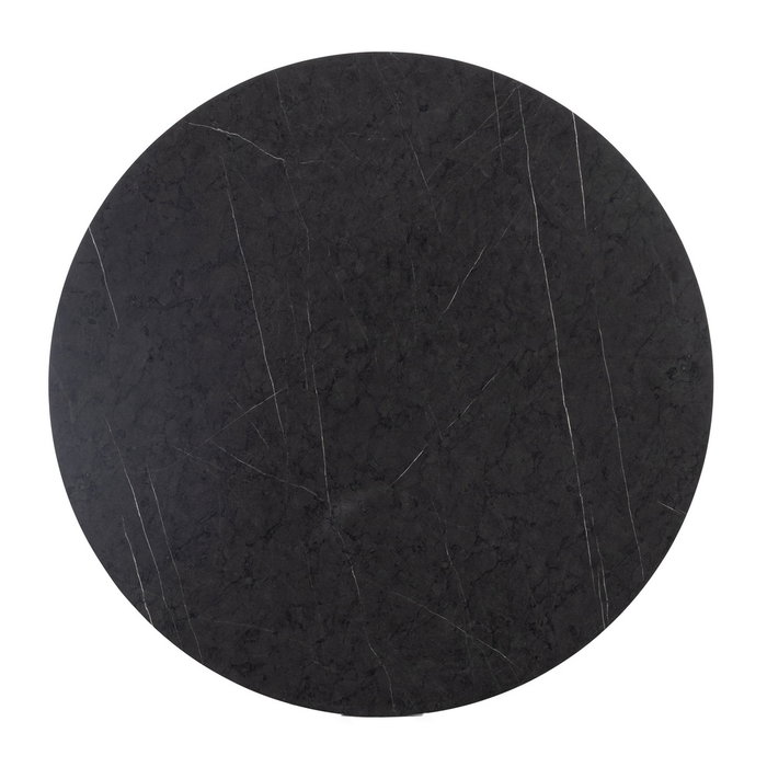 Mesa Comedor Negro Dm-Metal 100 X 100 X 75 cm