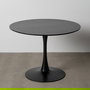 Mesa Comedor Negro Dm-Metal 100 X 100 X 75 cm