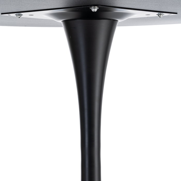 Mesa Comedor Negro Dm-Metal 100 X 100 X 75 cm