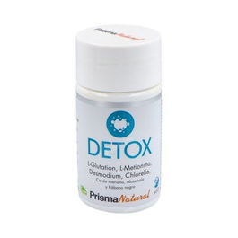 PRISMA NATURAL Detox 60Cap. Complemento alimenticio con Cardo Mariano, Alcachofa y Chlorella para depurar el organismo