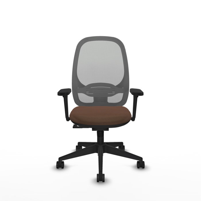 PIQUERAS Y CRESPO Silla de oficina Cilanco con mecanismo Sincro, Marrón y Gris PIQUERAS Y CRESPO Silla de oficina Cilanco con mecanismo Sincro, Marrón y Gris