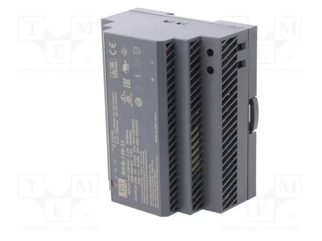 Meanwell HDR-150-24 Fuente de alimentación 24V 150W Carril DIN Meanwell HDR-150-24 Fuente de alimentación 24V 150W Carril DIN