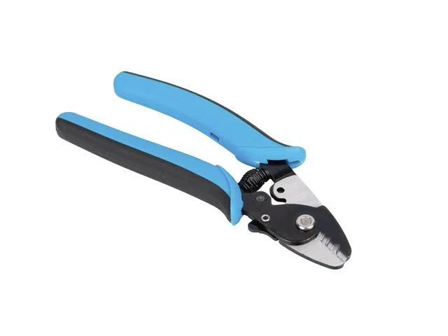 Lanberg NT-0105 Pelacables de fibra óptica 3 orificios Negro, Azul