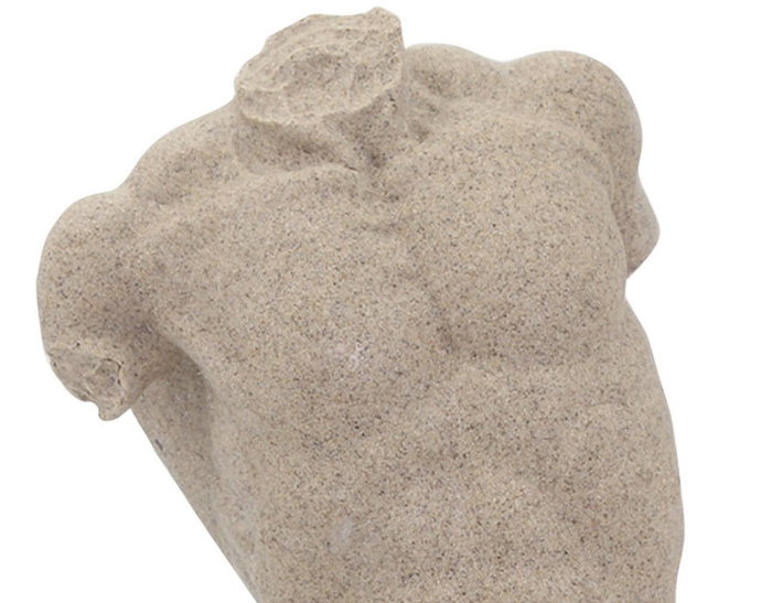 DKD Home Decor Figura de Torso Rugoso Marrón