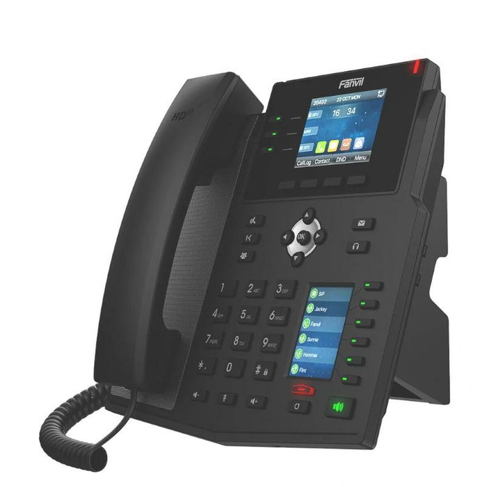 Fanvil X4U V2 VoIP-Telefon PoE Negro