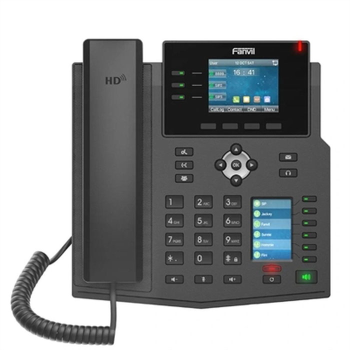 Fanvil X4U V2 VoIP-Telefon PoE Negro