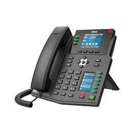 Fanvil X4U V2 Teléfono IP VoIP PoE 12 Líneas LCD 7.11 cm Negro