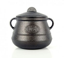 Puchero de Hierro Fundido para Cocina, 2 Litros de Capacidad