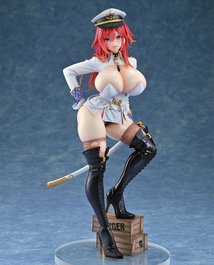 Pink Cat Estatua PVC 1/6 Scarlet Officer Tatiana 26 cm