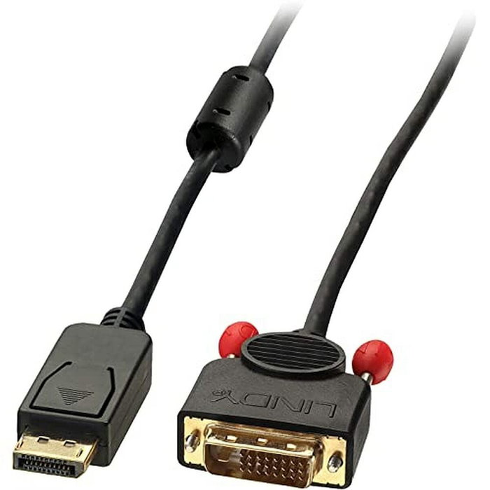 Lindy Cable DisplayPort a DVI de 0,5 m Negro