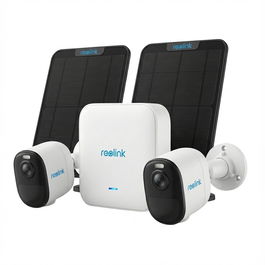 Reolink Hub 1 mit 2x Argus B350 + 2x Solarpanel Kit de Vigilancia con Panel Solar