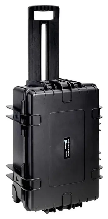 B&W Outdoor Case Type 6700 Negro con inserto de espuma