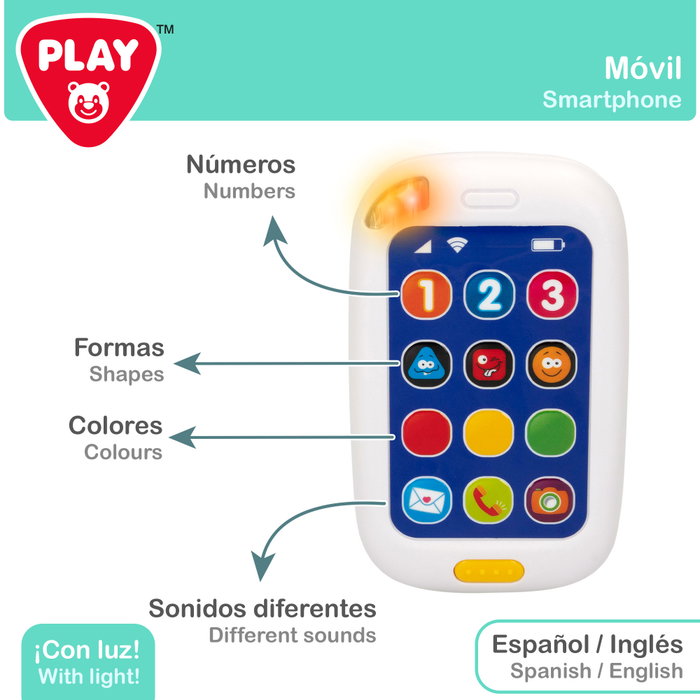 PLAY Set de mandos y teléfono de juguete con luz y sonido PLAY Set de mandos y teléfono de juguete con luz y sonido