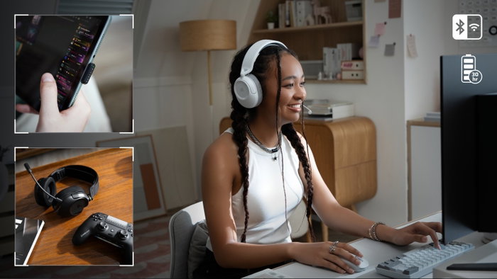 Corsair HS35 v3 Auriculares Inalámbricos y Alámbricos Bluetooth Blanco