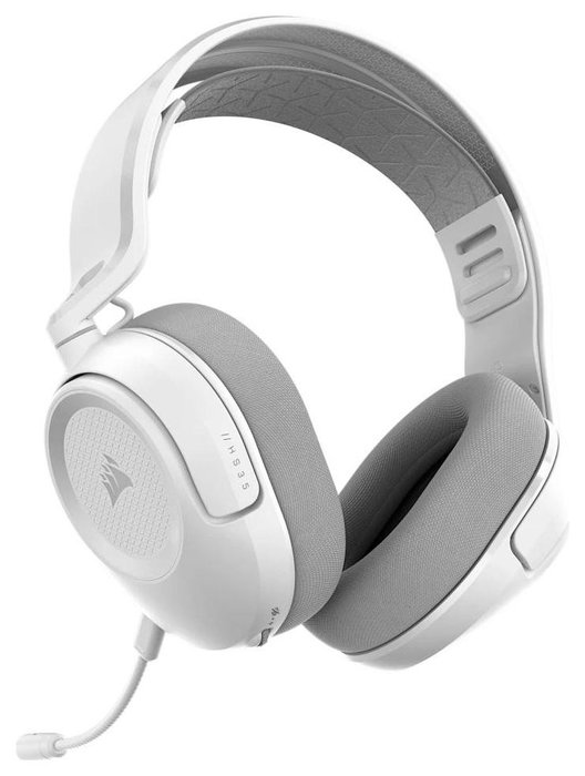 Corsair HS35 v3 Auriculares Inalámbricos y Alámbricos Bluetooth Blanco