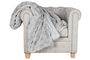 DKD Home Decor Manta Rabit fur april 24 b Gris Claro Poliester 240 x 1 x 220 cm