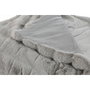DKD Home Decor Manta de Poliéster Gris Claro 220x240x1 cm