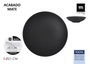 La Mediterranea Plato Hondo Mel.Mate Black 21 cm (24 Unidades) de 21 x 5.3 cm