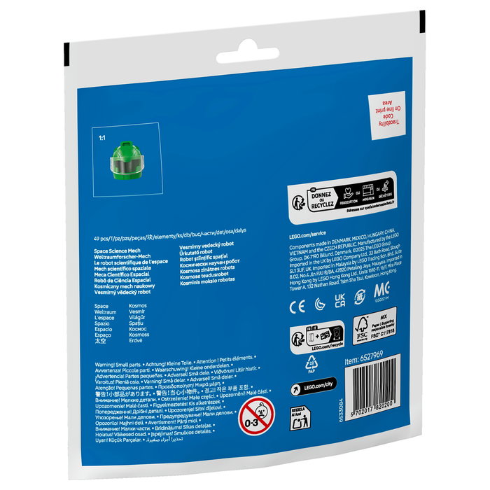 LEGO City Set de Construcción 30694 Meca Científico Espacial, 49 Piezas, Juguete de Construcción para Niños y Niñas a Partir de 6 Años