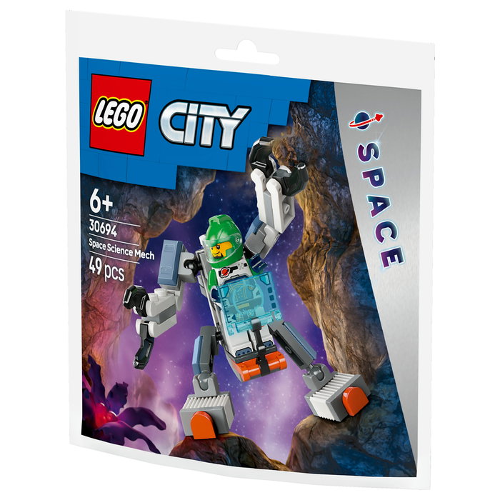 LEGO City Set de Construcción 30694 Meca Científico Espacial, 49 Piezas, Juguete de Construcción para Niños y Niñas a Partir de 6 Años