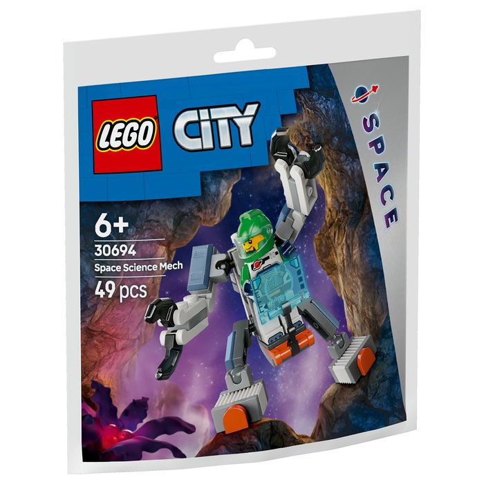 LEGO City Set de Construcción 30694 Meca Científico Espacial, 49 Piezas, Juguete de Construcción para Niños y Niñas a Partir de 6 Años