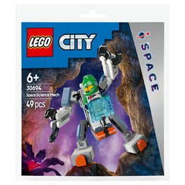 LEGO City Set de Construcción 30694 Meca Científico Espacial, 49 Piezas, Juguete de Construcción para Niños y Niñas a Partir de 6 Años