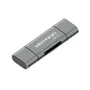 Vention Lector de Tarjetas Externo USB 3.0 CCHH0 - MicroSD/SD, 5000 Mbps, Gris Aluminio, USB-A/C/Micro-USB, Plug & Play