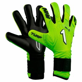 Guantes de Portero Rinat Aries Némesis Turf Verde limón Adultos Turquesa